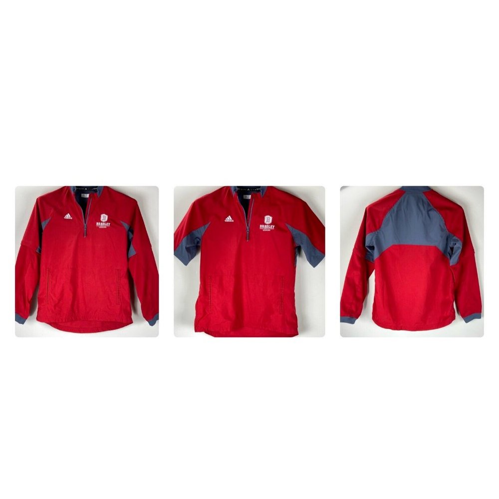 Adidas Mens Fielders Choice Jacket Bradley University Sports Medicine Logo Sz S